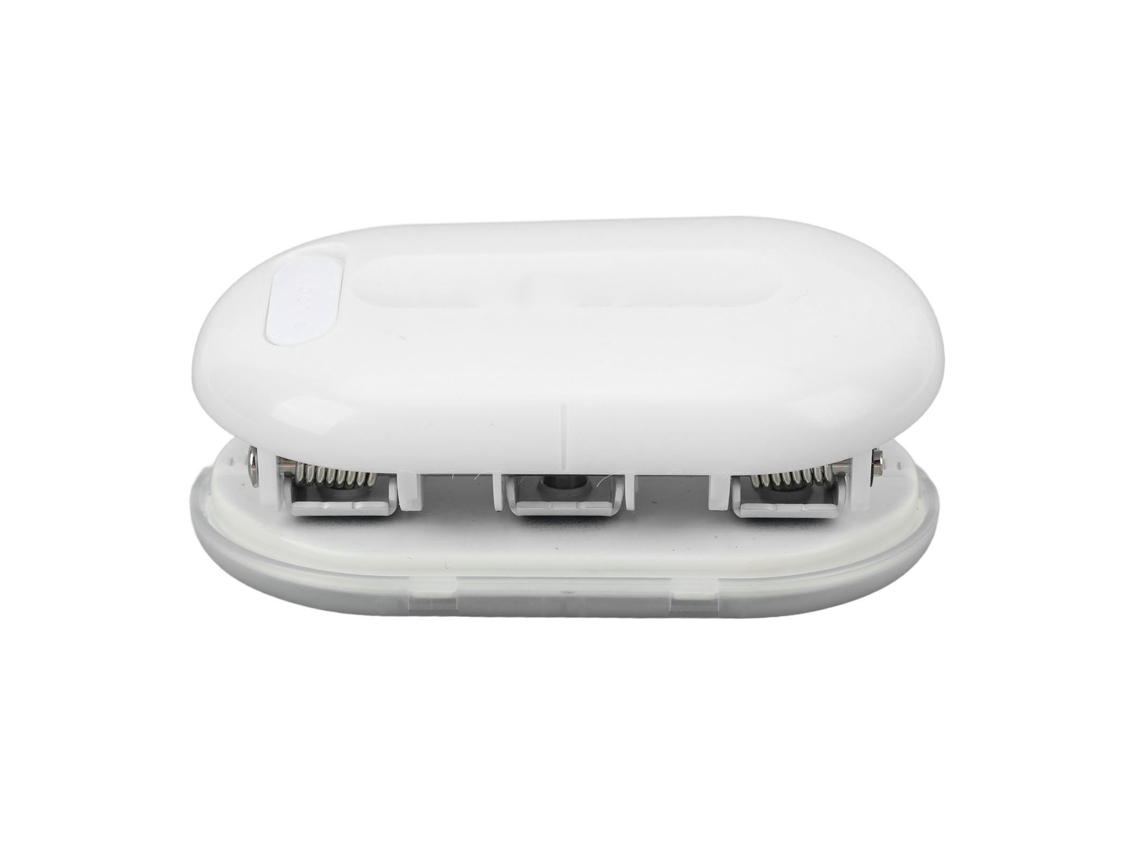 Perfurador Manual Mini Laxiscreed Para Papel Branco Com 3 Furos, Fácil De Usar E Ideal Para Escritório