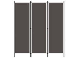 Vidaxl Divisória De Quarto Com 3 Painéis 150x180 Cm Antracite