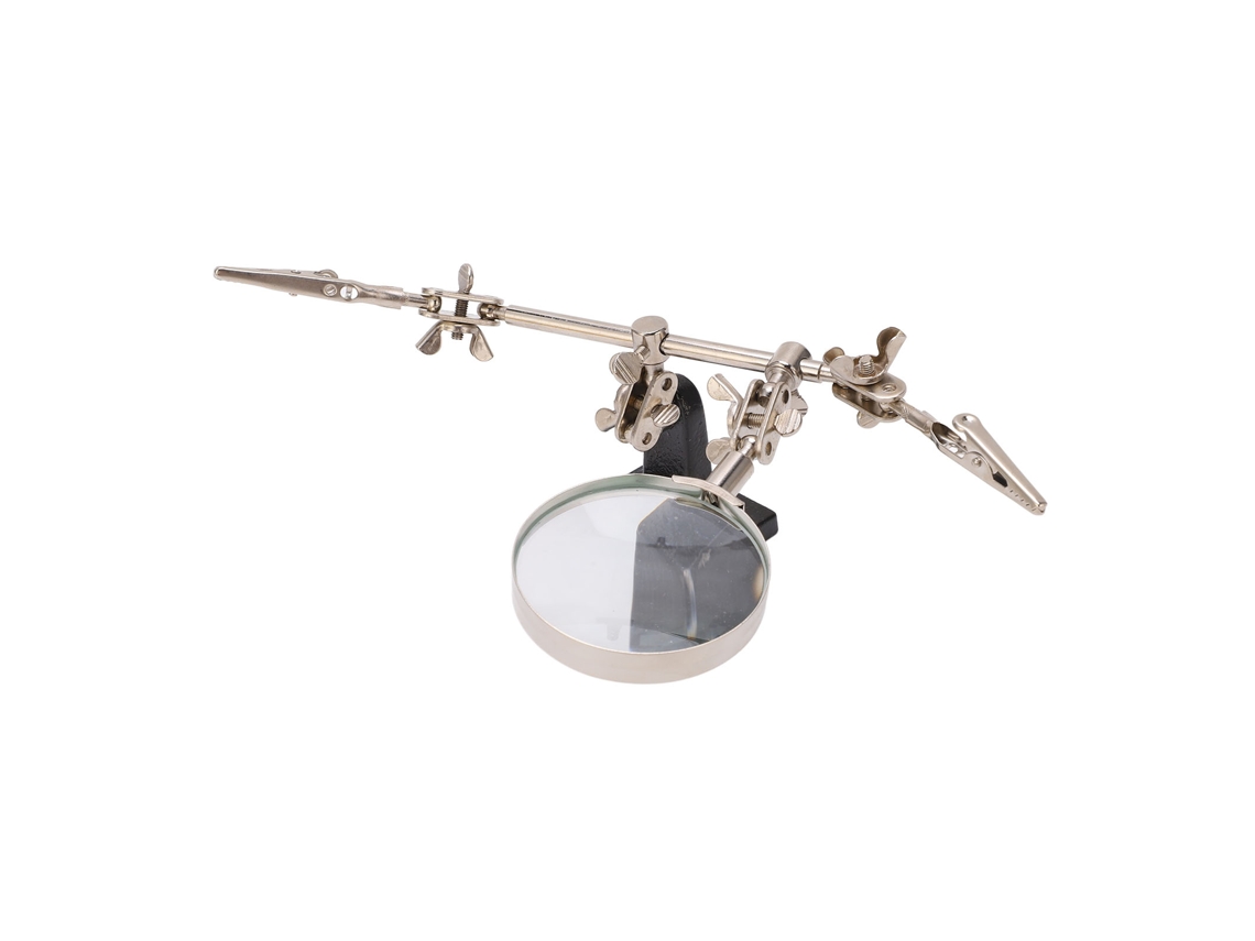 Laxiscreed Lupa De Soldar 3x Com Moldura Fixa E Clip Flexível Para Reparações Precisas