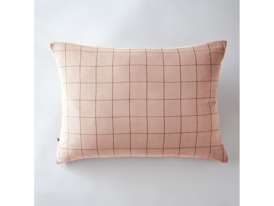 Funda De Almohada 50 X 70 Cm Gaïa Match Malvavisco