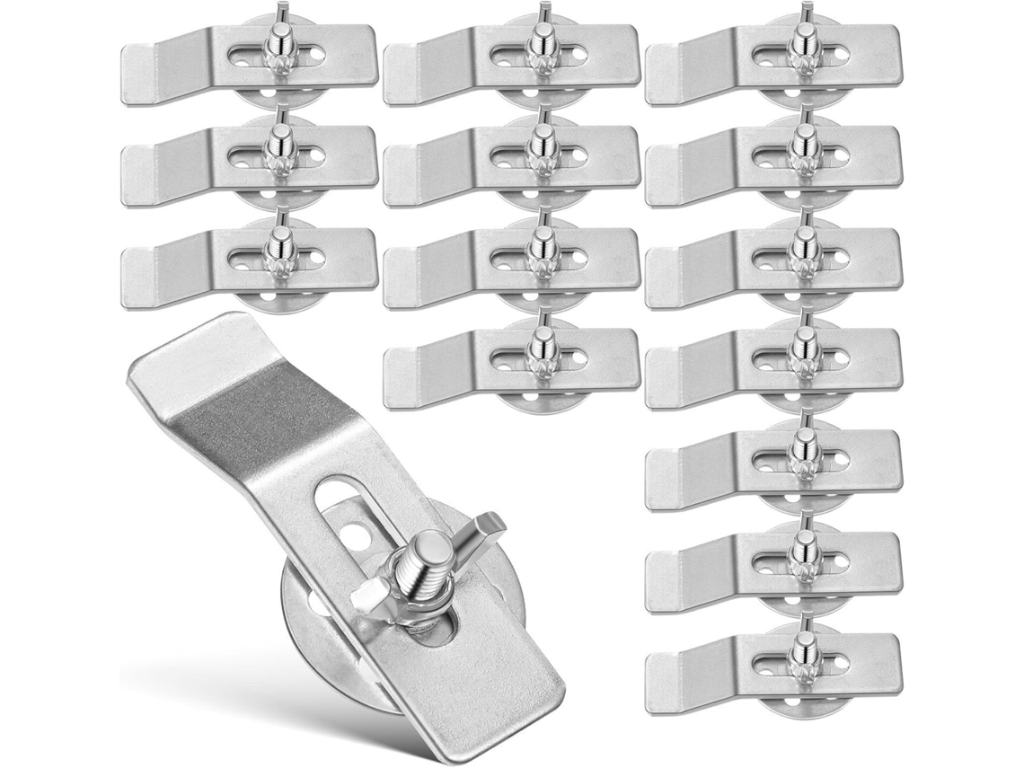 Conjunto De 36-presilhas Suporte Para Pia Yardwe, Em Aço Inoxidável, Design Estável E Discreto Para Instalação Em
