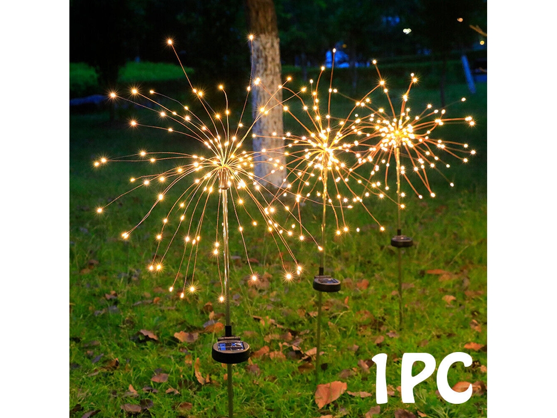 1x 200 Led Solar Fogos De Artifício Estrela Luz Fada Lâmpada Caminho Jardim Decoração Exterior SUNNY SPACES