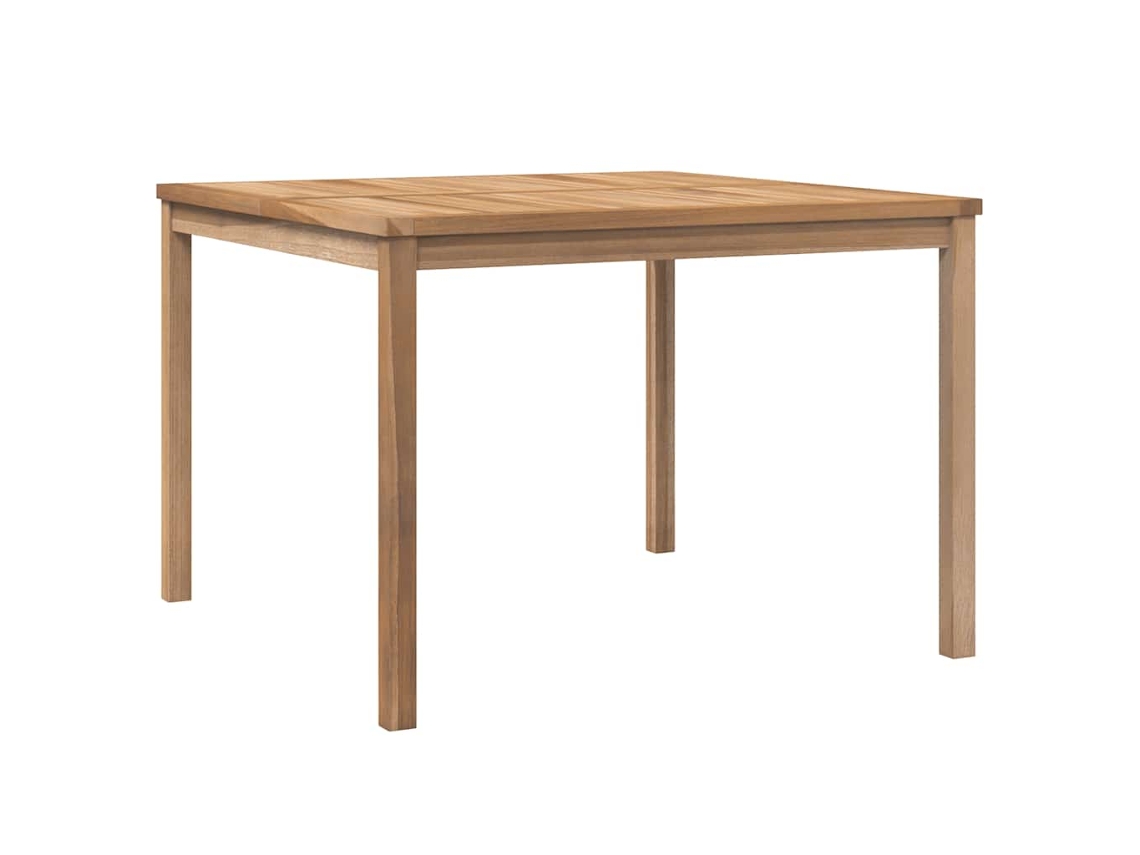 Mesa Jantar Jardim 110x110x77 Cm Madeira de Teca Maciça MAISON EXCLUSIVE