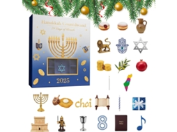Brinquedo De Contagem Regressiva Para O Hanukkah, Enfeite Temático Em Acrílico |