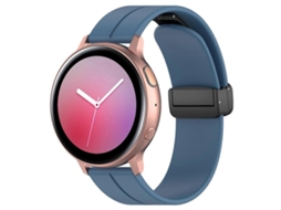 Pulseira De Silicone Para Relógio Xdfind Com Fivela Dobrável Preta E Ranhura Plana