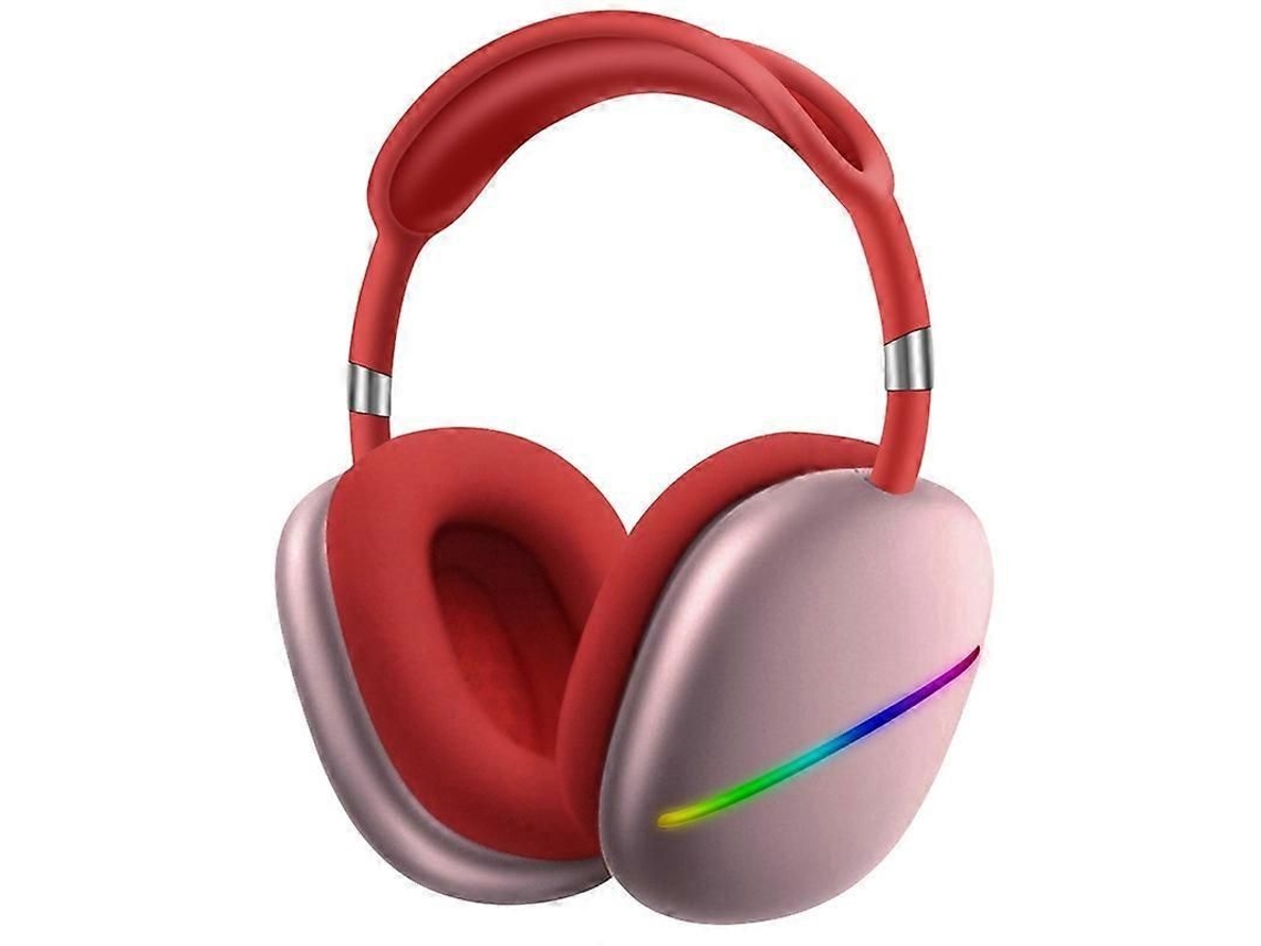 Fone de Ouvido Bluetooth Sem Fio Akz Max10 com Iluminação Rgb, Microfone e Suporte para Cartão Tf. TAISHENGDA