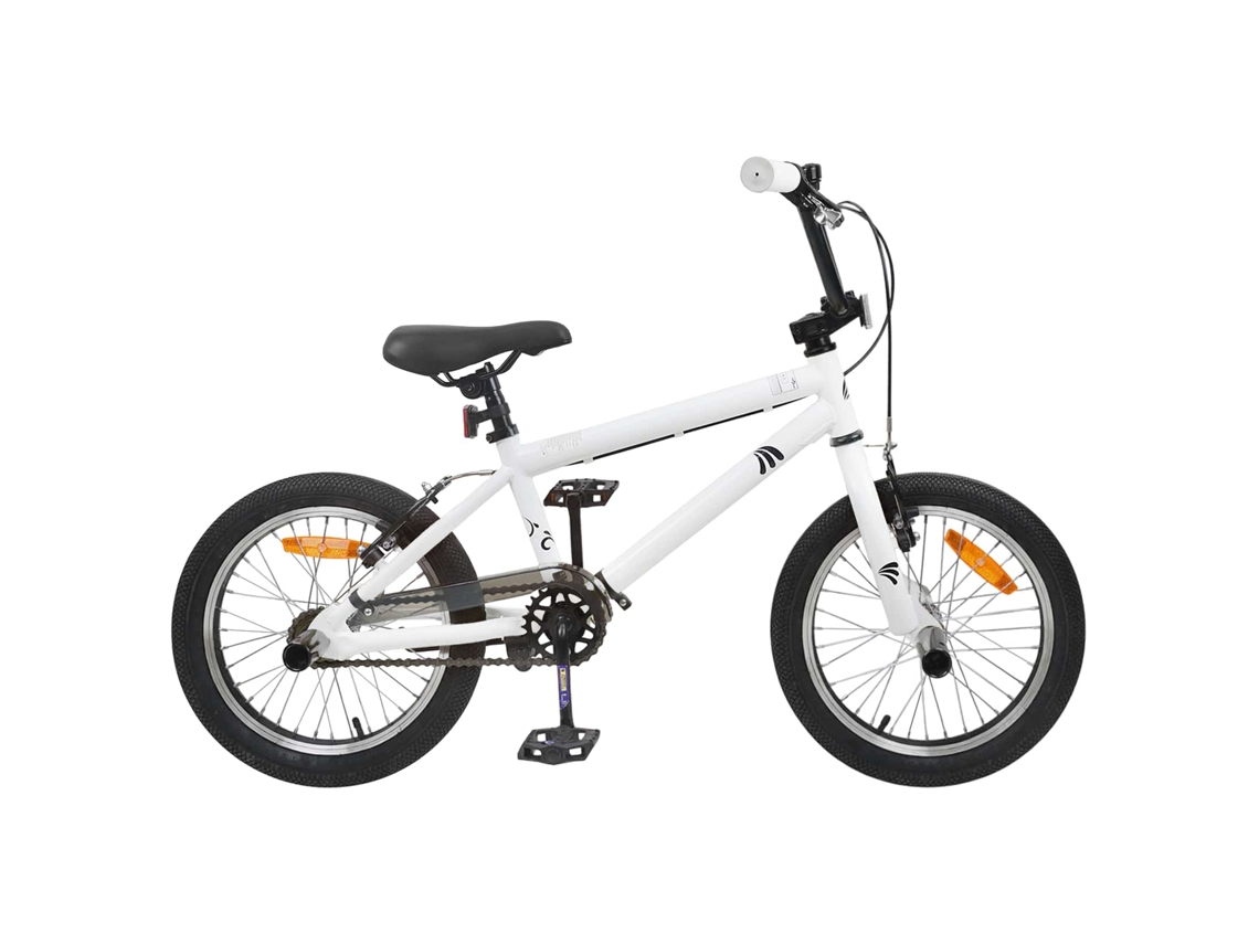 Vidaxl Bmx 20 Polegadas Para Maiores De 9 Anos Branco