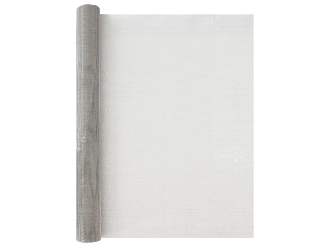Vidaxl Tela De Malha 80 X 2000 Cm 20 Mesh Aço Inoxidável 201 Prateado