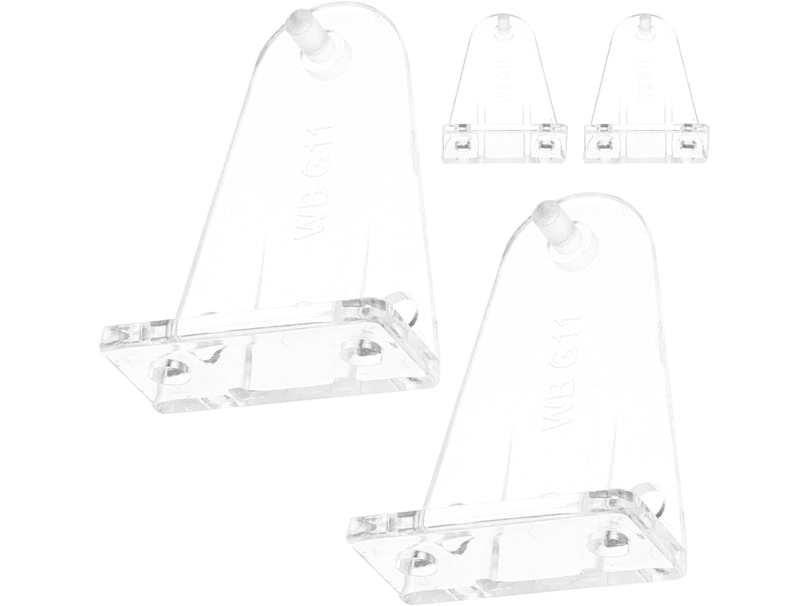 Suportes De Montagem Para Persianas Venezianas De 2 Polegadas, Conjunto De 4 Peças Em Plástico Branco, Clips
