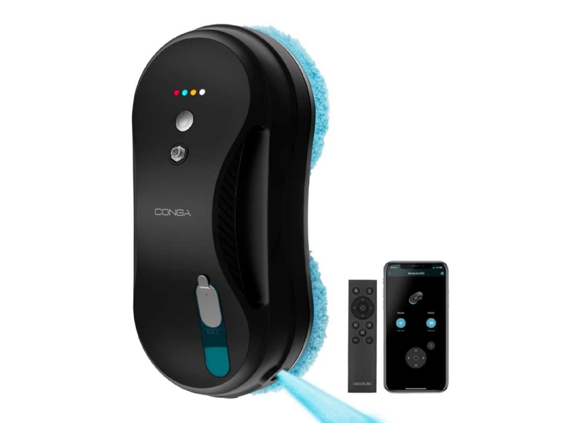 Robôs Limpa-Vidros Conga Windroid 890 Spraywater Smart Connected T CECOTEC