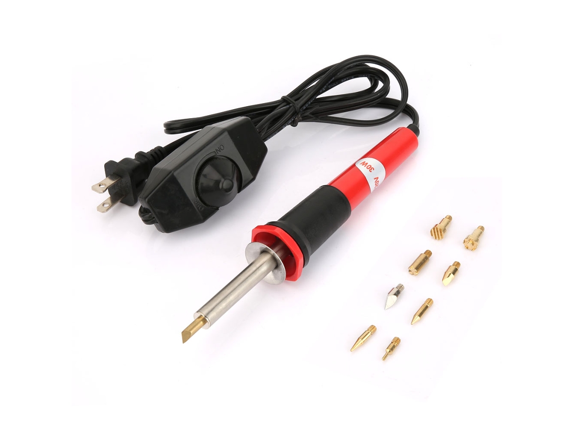 Kit de Pintura com Plancha Elétrica 30W 9 Pontas S/MARCA
