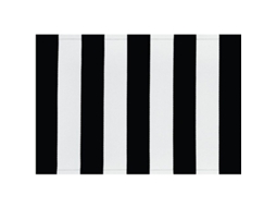 Tapete Cozinha Lavável Antiderrapante, 60x90 Cm, Preto E Branco