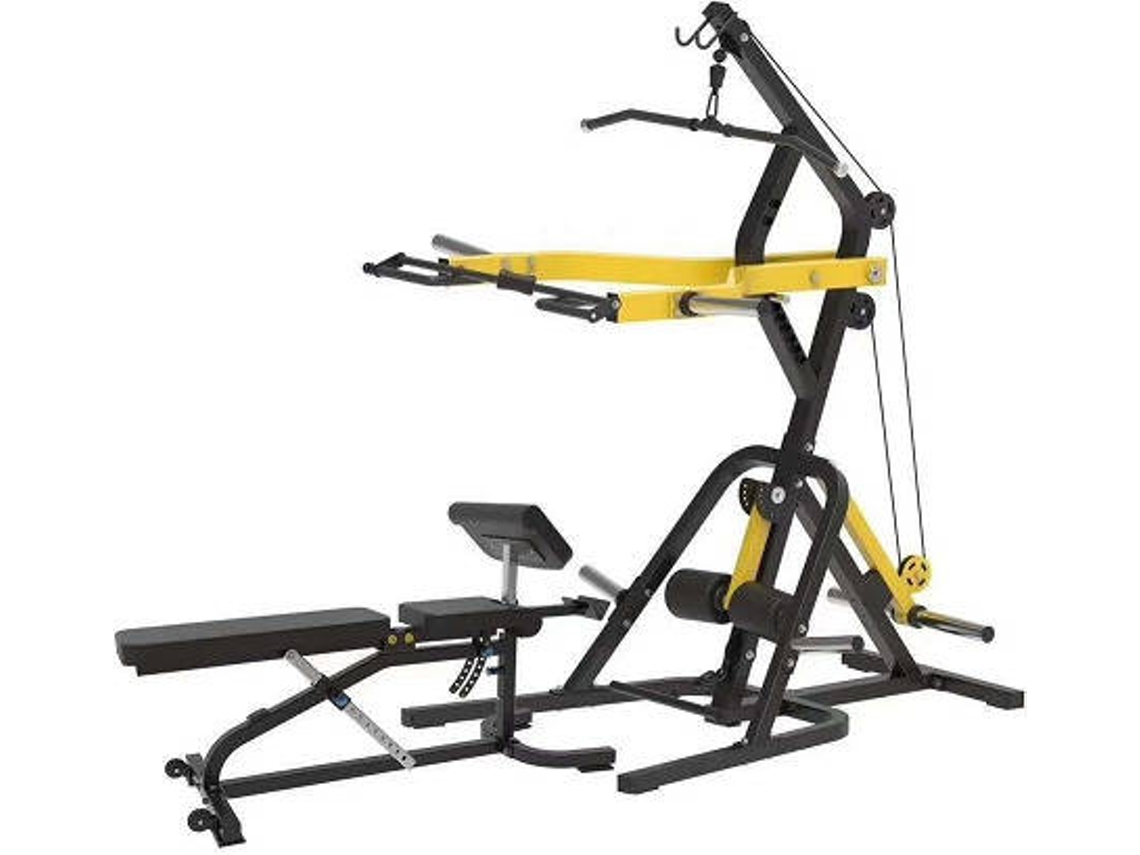Banco de Musculação GRUPO CONTACT Duplex Multiginásio Profissional (182x154x213 cm)