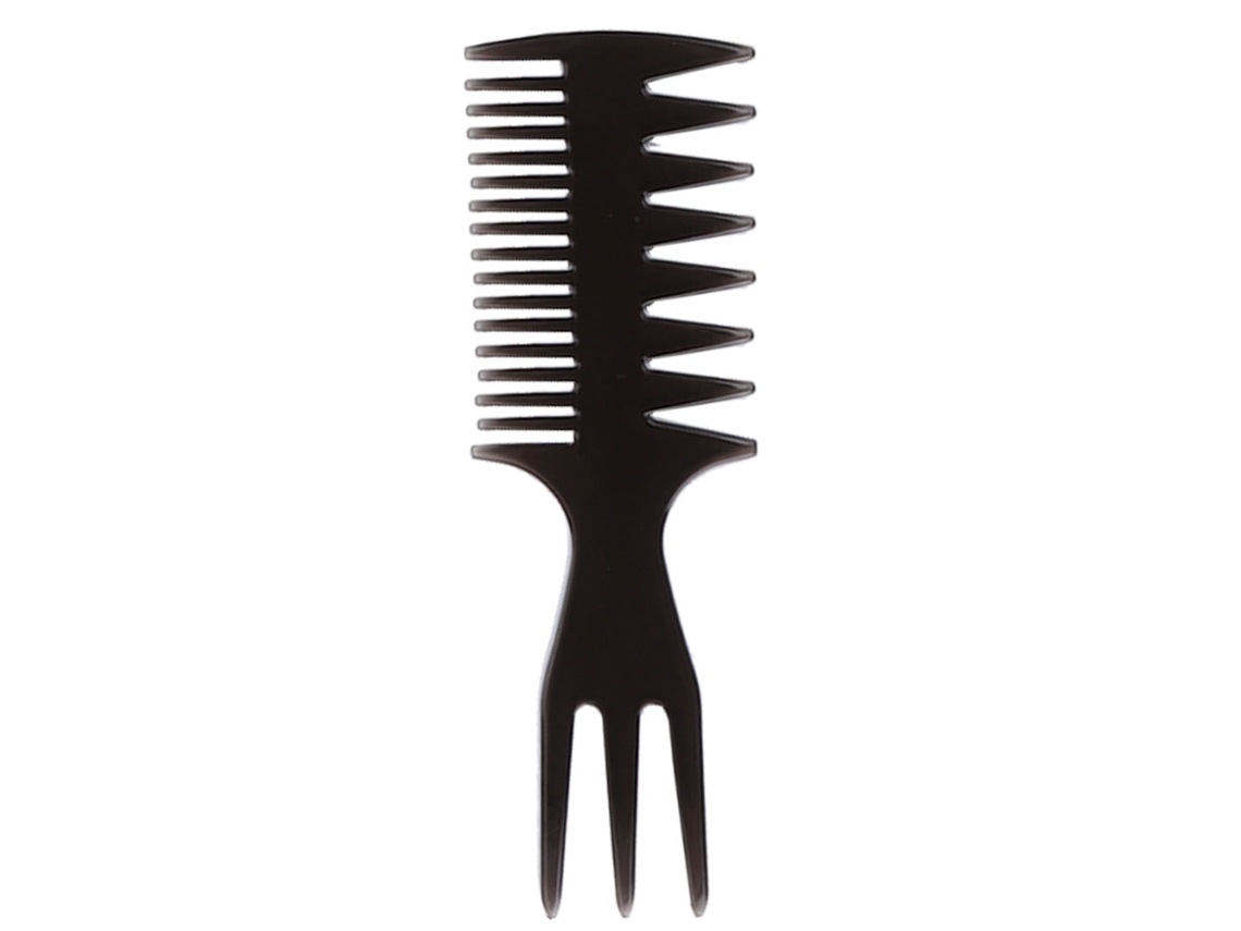 Pente De Cabelo Estilo Retro Para Homem Com Cabelo Oleoso Pente De Dentes Largos Portátil 01
