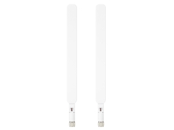 Aetheria 2pcs Antena Roteador 4g Lte Huawei B593 Cpe Sinal Wireless Sma Macho Branco 5dbi