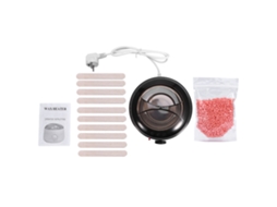 Kit De Máquina De Cera Quente Para Depilação Mini Spa Com Pot E Acessorios (cera De Rosa)