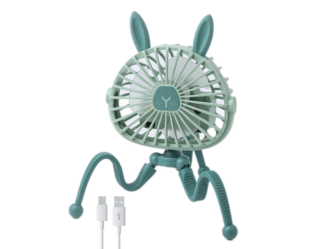Clip Fan Silencioso Da Laxiscreed, Leve E Portátil, Ideal Para Suporte Em Berços Ou Ambientes Pequenos