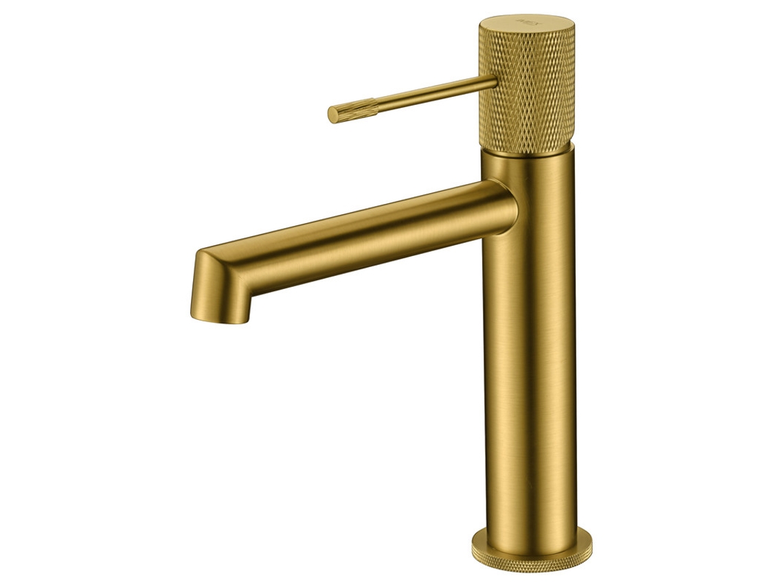 Torneira Monocomando para Lavatório Ouro Escovado MICE COLLECTION