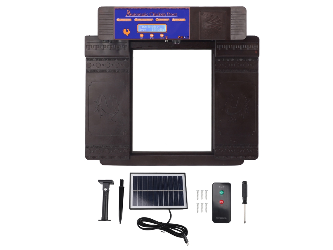 Portão Automático Galinha Solar LAXISCREED