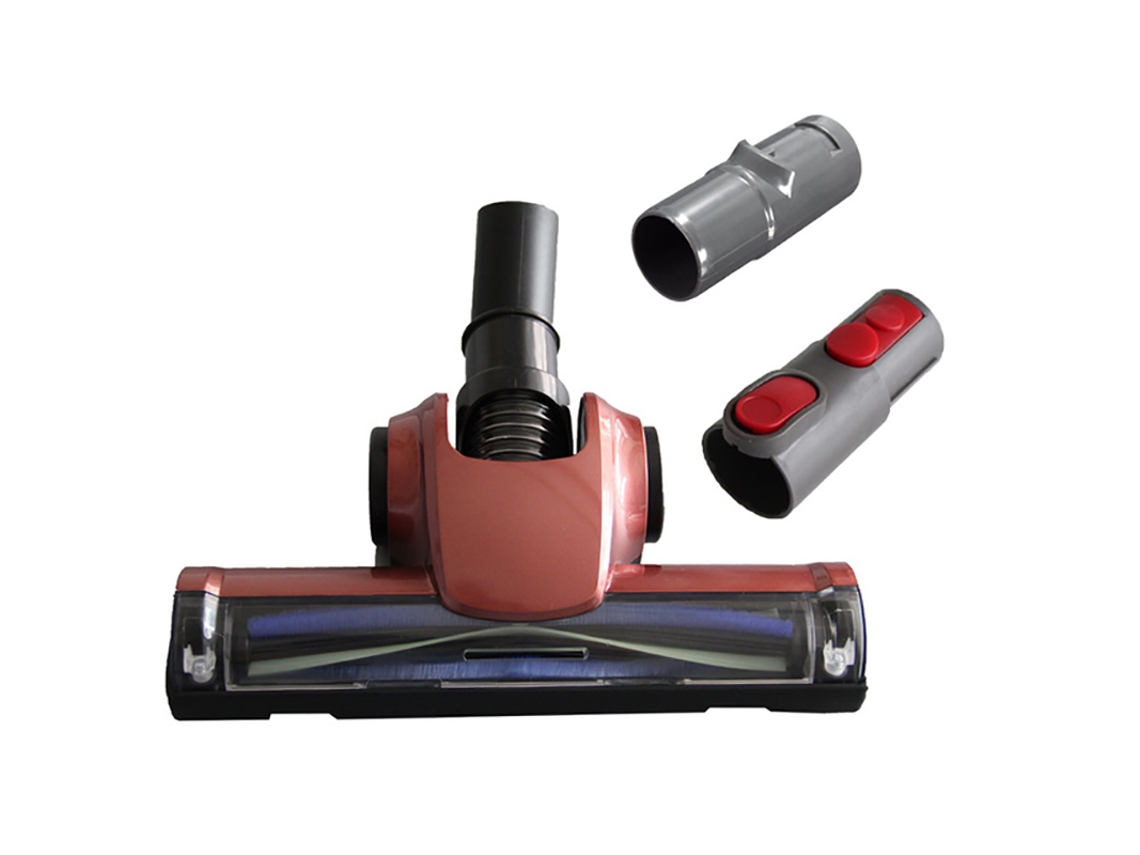 Para dyson v7 v8 escova movida a ar com 2 adaptadores peças de aspirador de pó 32mm grande cabeça de escova de chão ferramenta de substituição