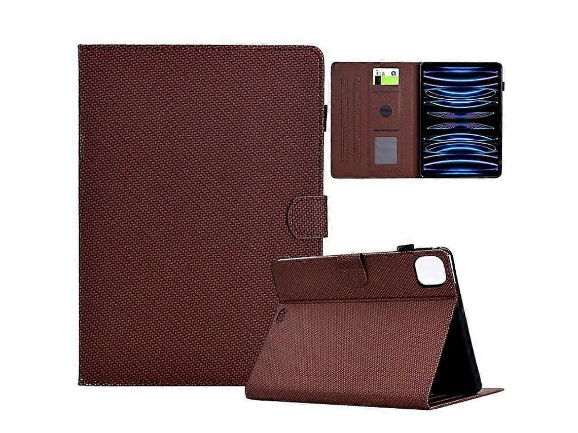 Capa De Couro Para Tablet Compatível Com Ipad Air 11 (2024) / Ipad Pro 11 (2022) / (2020) Com Porta Cartão.