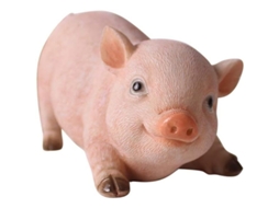 Figura De Cerdo Bonita Resina Para Jardín Ornamentos De Patio Y Jardín Regalo De Navidad Y Cumpleaños