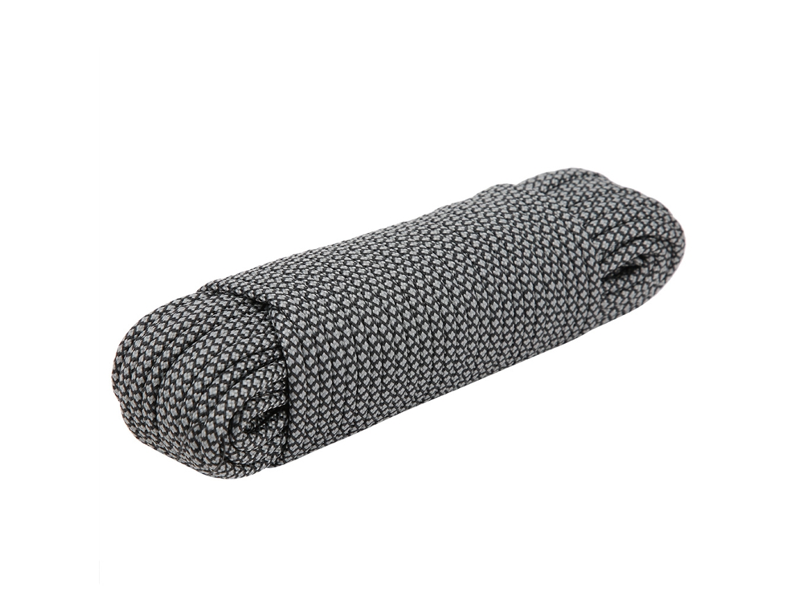 Corda Paracord 9 Núcleos 20m Cinza Camping