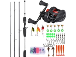 Kit de Pesca com Anzóis, Bóias e Linha S/MARCA
