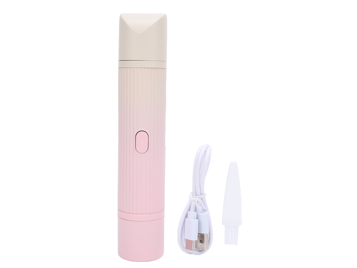 2026 depilador Eléctrico 2 En 1 para Mujer Cabezas Duales Recargable para Pelo Púbico Piernas Axilas Labios Rosa Degradado