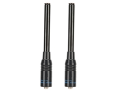 Aetheria antena Telescópica Sma f de Dupla Frequência 144/430 Mhz para Rádios Btech Baofeng Abs