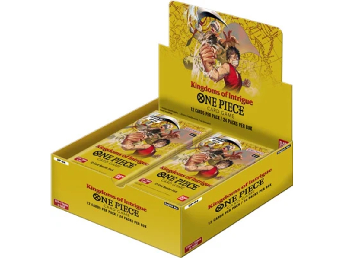 One Piece Card Game Kingdoms Of Intrigue Op04 Display Jogo em Inglês BANDAI  (Idade recomendada: 6 anos)