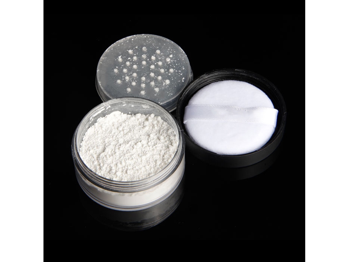 Pó Solto De Maquiagem Antiperspirante E Controle De Oleosidade Em Cor Marfim Sunflare