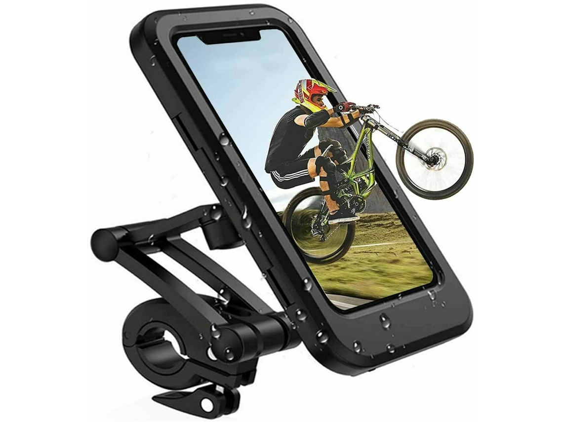 Suporte Para Telemóvel Para Bicicleta E Moto 360° À Prova De Água Até 6,7 Polegadas