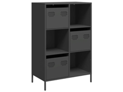 Highboard, Highboards Vidaxl Preto Metal (n/a)