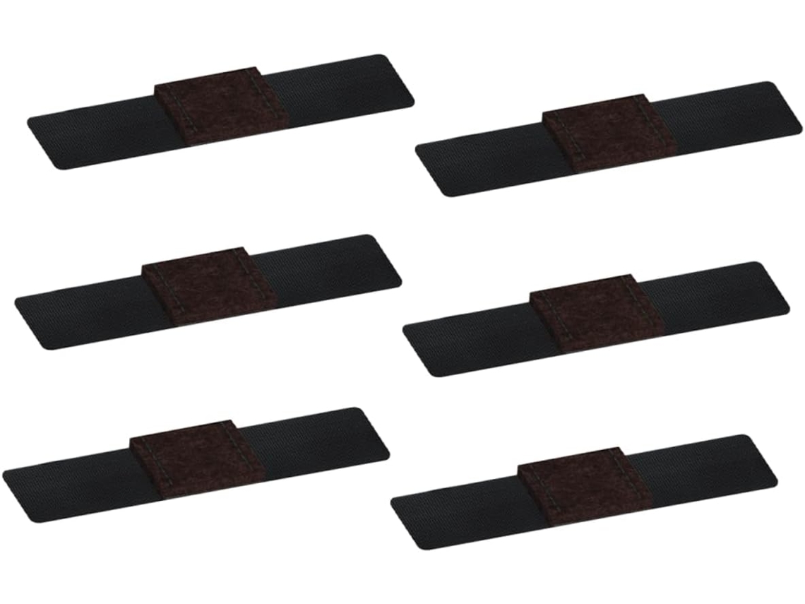 Nuobesty Conjunto De 6-protetores Feltro Para Pés Cadeiras Com Velcro Protetores Móveis Pisos Madeira Antiderrapantes