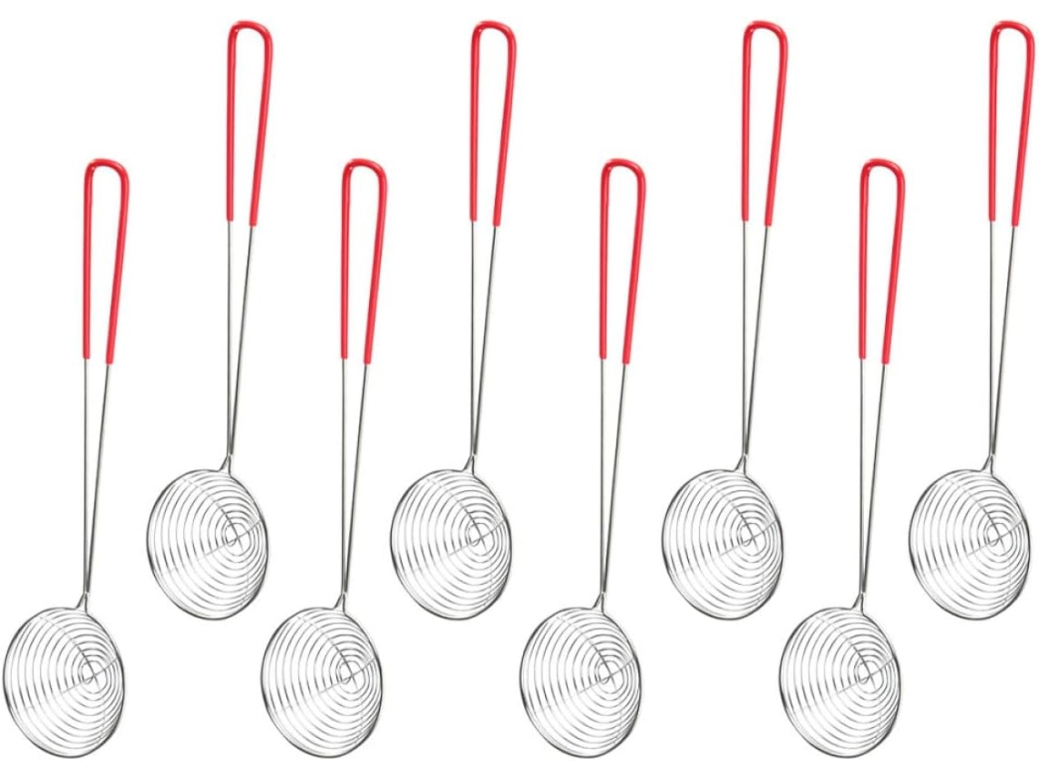 Conjunto Vermelho Resistente Para Cozinha.