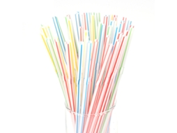 Canudos Plásticos Flexíveis LAXISCREED 100 Unidades