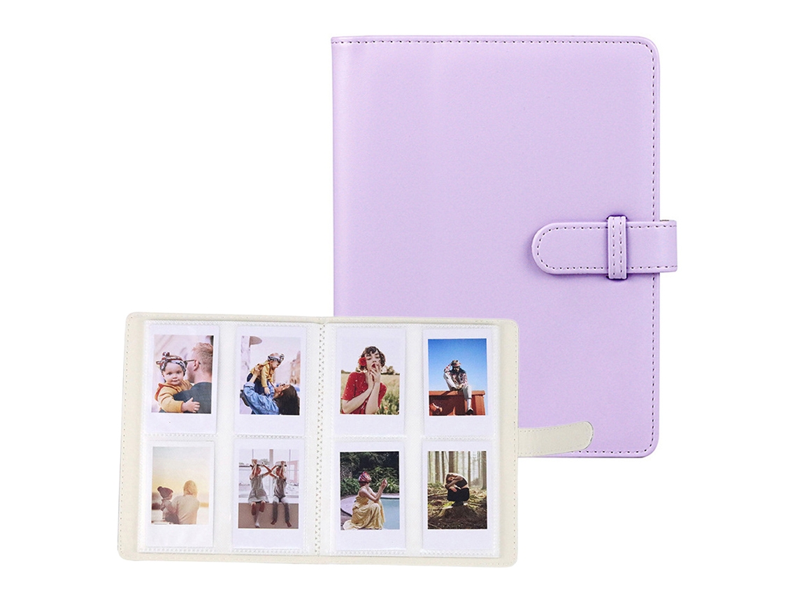 Álbum de Fotos Retrô para 128 Fotos, Álbum de Bolso com Capa em Pu, Álbum de Fotos para Aniversário e Casamento BRILVIBERA