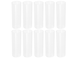 Capas Protetoras De Plástico Branco, Adaptáveis E Resistentes A Altas Temperaturas.