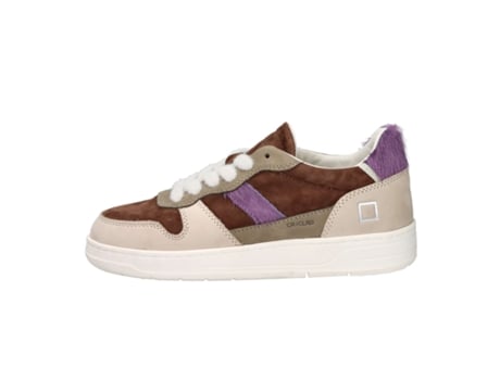 Sapatilhas De Mulher D.a.t.e. Bassa Ch Algodão Castanho (37)