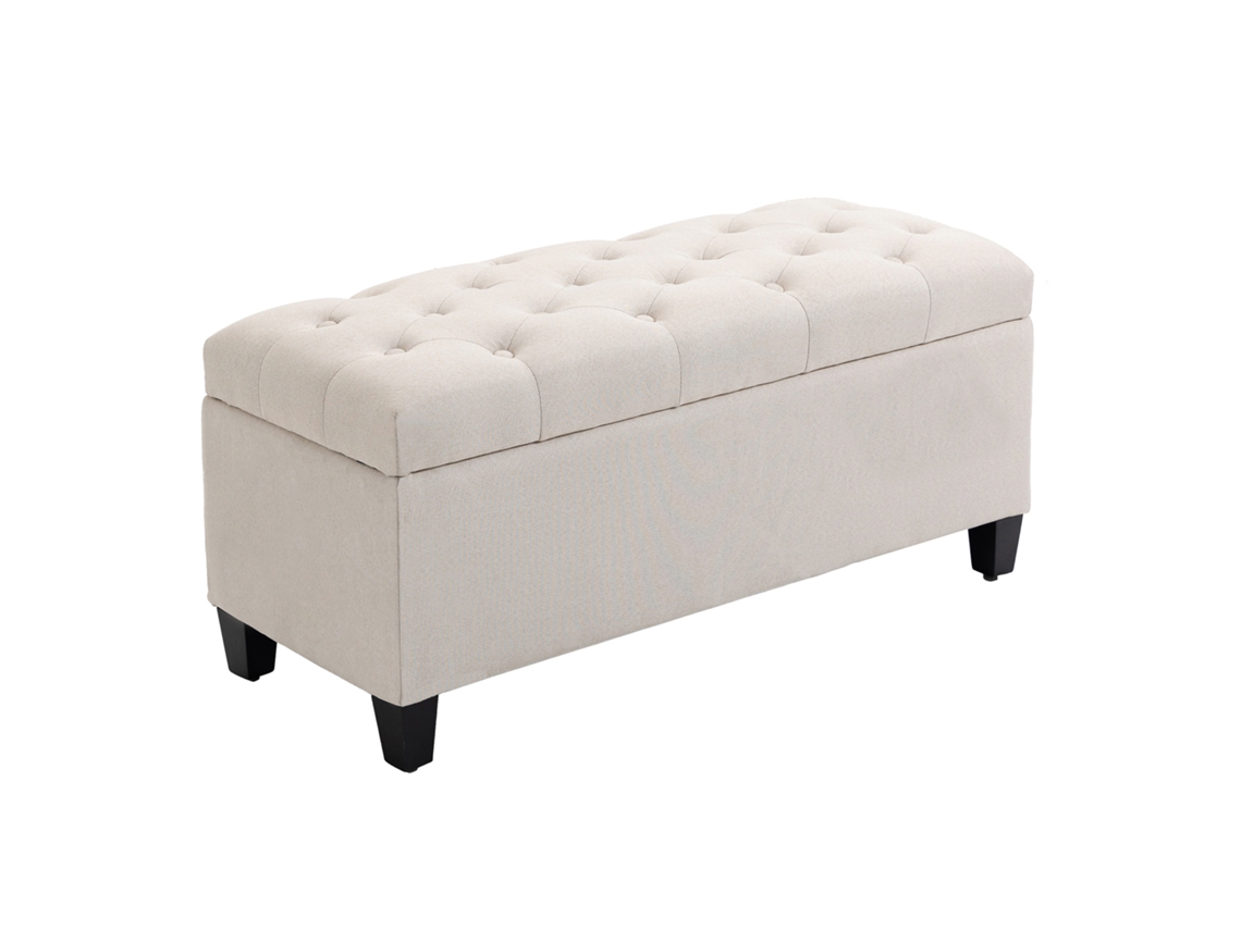 Banco/puf/baú de arrumação para o pé da cama, CHEZMOI