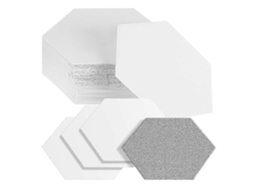 Conjunto De 100 Moldes Hexagonais Papel Para Patchwork E Costura Em Projetos Quilting