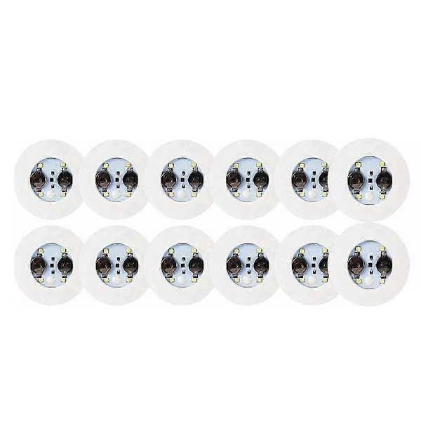Porta, Copos de Led, Pacote com 12 Unidades, Copos Luminosos, Luzes de Led para Garrafas, Discos Adesivos de Led Que Acendem para Garrafas BRILVIBERA