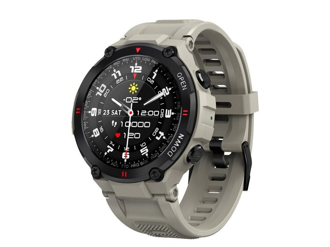 Relógio Inteligente Masculino Com Chamadas Bluetooth Tela Touch De 1.42 Polegadas Fitness À Prova Dágua Monitor Frequência Cardíaca Yizhood