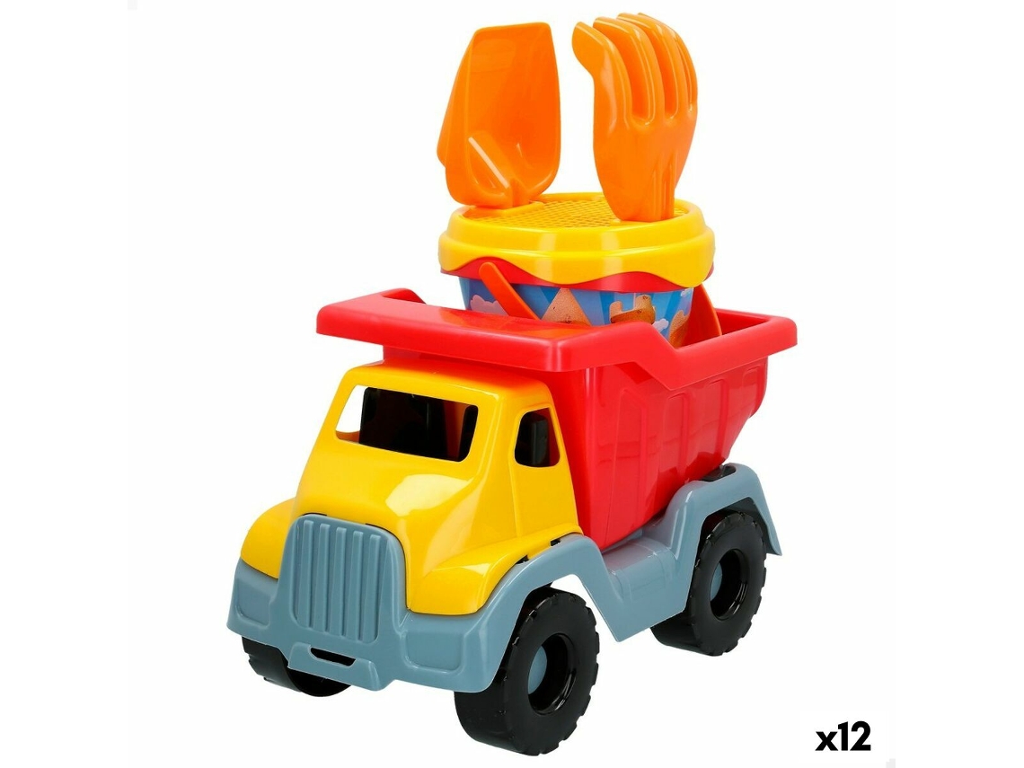 Conjunto de brinquedos de praia COLORBABY Mr Craby Construction Polipropileno (Idade Mínima Recomendada: 18 meses - 12 unidades)