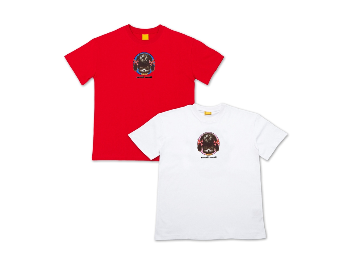 Snail Mail Dog In Circle T shirt ROCKINSTONE Size:m (white)