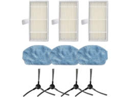 Kit Di Ricambio Per Aspirapolvere Con 4 Spazzole Laterali, 3 Filtri E