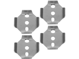 Base De Montagem Para Barra Toalha, 8 Peças, Acessórios Para Banheiro, Suporte Universal Em Aço Inoxidável Para Barra De