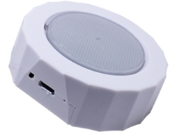 Luminária noturna LED regulável Cabilock EM PVC branca 1 W