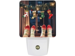 Luminária de parede Meias, luz noturna branca com sensor de movimento, lâmpada LED de baixo consumo para quarto.